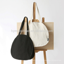 Fashion exquisite plain cotton messenger bag with high quality